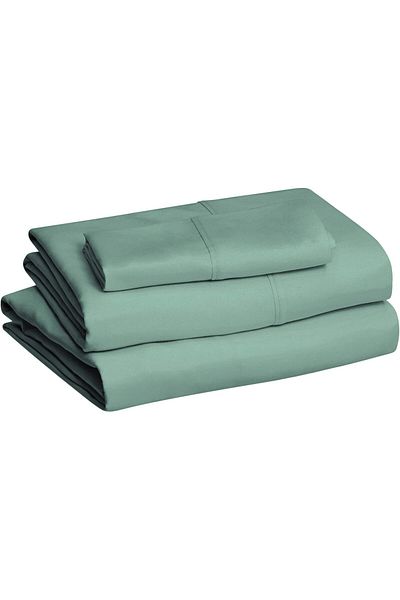 erorex Lightweight Super Soft Easy Care Microfiber Bed Sheet Set With 14” Deep Pockets Twin Xl Emerald