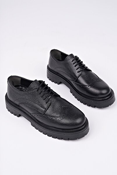 MUGGO Amour Шнурівка з натуральної шкіри з товстою підошвою Повсякденні мокасини жіночі мокасини