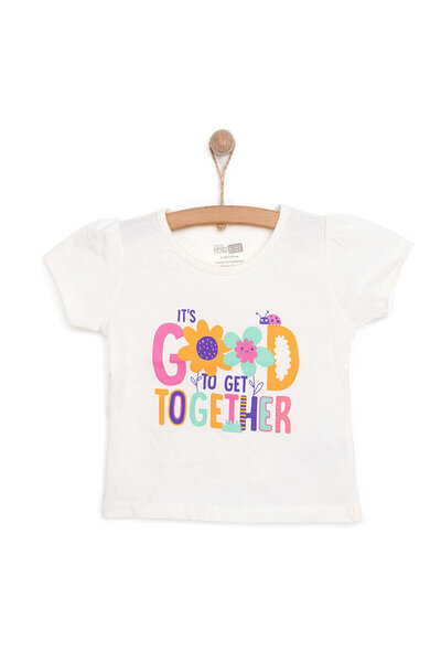 ebebek Hello Baby HelloBaby Basic Kız Flamingo Baskılı T-Shirt Kız Bebek