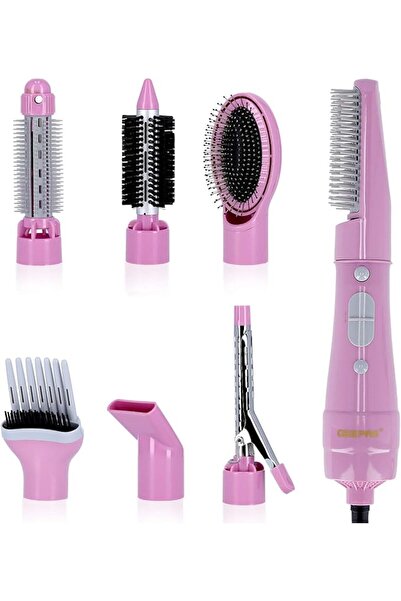 Geepas جهاز تصفيف الشعر بيوتي 8 في 1، لفرد الشعر وتصفيفه وزيادة حجمه، 750 واط