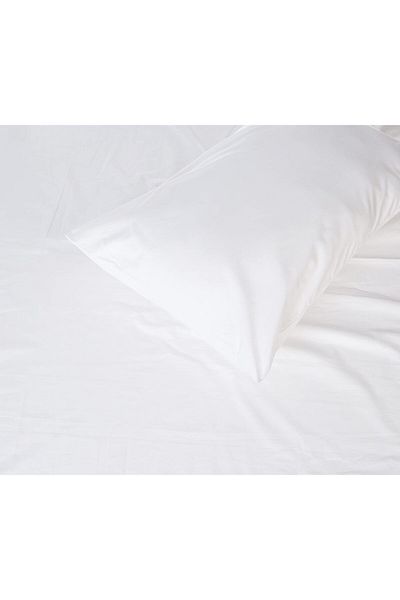 erorex White Single Fitted Sheet Set 2 Piece Set
