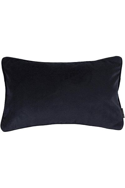 erorex Velvet Plain Matt Decorative Cushion Poly Filled 50X30 Cm Black Am.88800503003 Pen