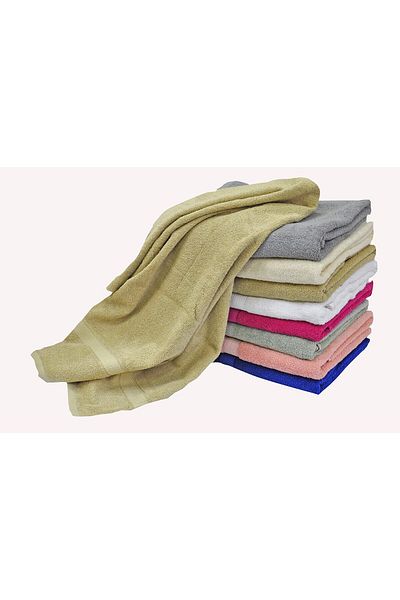 erorex Princess 100 Percent Cotton Terry Dobby Border Ring Spun 480Gsm Bath Sheet 90X180Cm Super Quick Dry