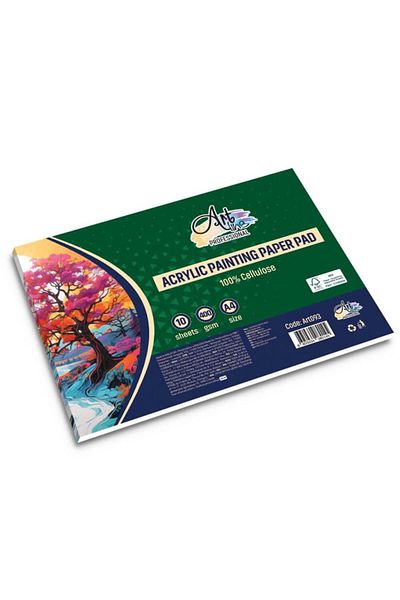 artline Bloc Desen Acrilic A4 400gr 10 File
