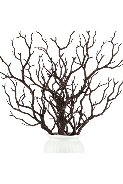 erorex أغصان أشجار مجففة من قرون الأيل الاصطناعية، أغصان مانزانيتا بلاستيكية، أغصان نباتات زينة، أغصان جافة