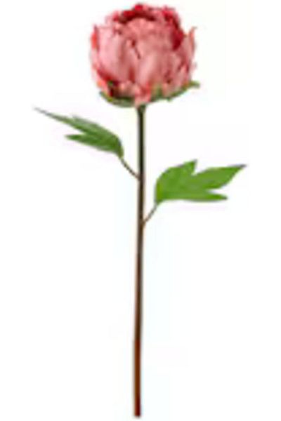 erorex Artificial Peony Flower Dark Pink 30 Cm