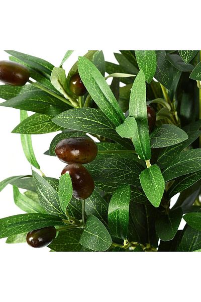 erorex 3Pcs Artificial Olive Branches For Vases Decoration Plants 15 Inch Faux Fake Olive Branch Stems For