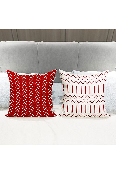 erorex Pillow Covers For Couch Sofa Bed Bedroom Living Room Modern Sofa Throw Pillow Cover 18X18 Set Of 4
