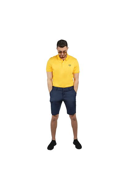 Giordano شورت رجالي ضيق من القطن والنايلون والإسباندكس من تويل منخفض الارتفاع