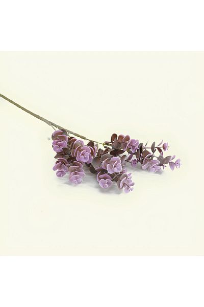 erorex 6Pcs Artificial Eucalyptus Stems 48*17Cm Purple
