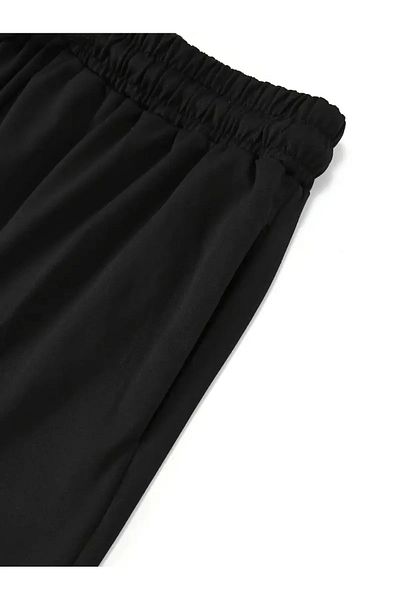 NO 601 Unisex Black Oversize Tshirt X Smiley Printed Black Combed Cotton Shorts Set