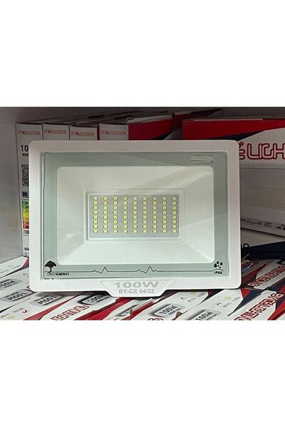 Led 100 Watt Smd Projektör Trafolu-100w Slım Kasa Smd Projektör-beyaz