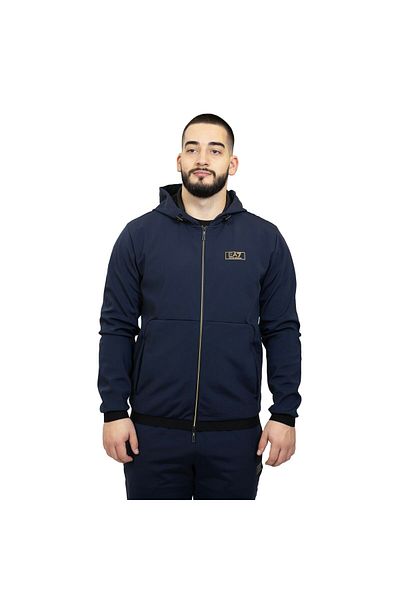 EA7 Emporio Armani Hanorac EMPORIO ARMANI EA7 pentru barbati TRAIN GOLD M LABEL HOODIE - 7M0000350AF10343UB102