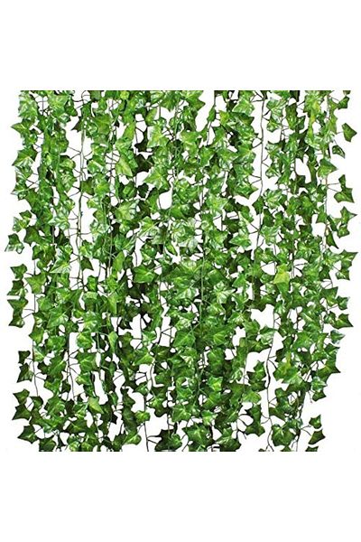 erorex Artificial Garlands Leaves Greenery Hanging Vine Creeper Plants Bunch For Home Decor Maindoor Wall