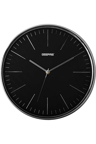 erorex ساعة حائط دائرية صامتة بدون تكتكة باللونين الأسود والأبيض