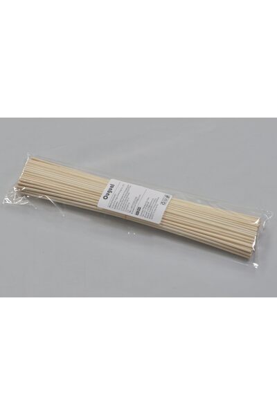 erorex 50 Pieces Rattan Reed Diffuser Replacement Refill Sticks 12 Inch X4Mm Natural Color