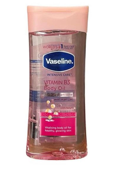 Vaseline Vitamin B3 Body Care Oil Healthy Skin Tone Unifying 200ml