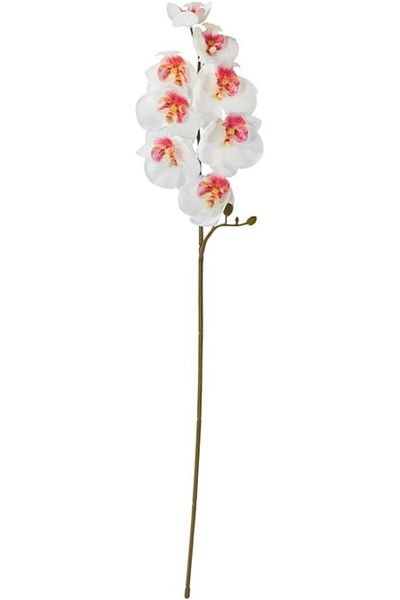 erorex Artificial Orchid Flower 60 Cm White Indoor Outdoor