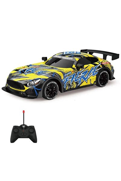 MEGA 1:18 Fierce Kumandalı Full Fonksiyon Işıklı Araba Sarı