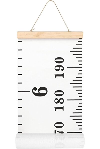 erorex Baby Growth Chart Handing Ruler Wall Decor For Kids Canvas Removable Growth Height Chart 79 Inch X