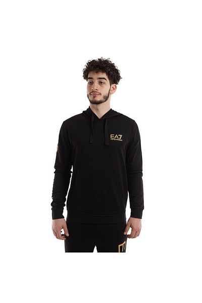 EA7 Emporio Armani Hanorac EMPORIO ARMANI EA7 pentru barbati TRAIN LOGO SERIES M HOODIE RN SLEEVE LOGO COFT