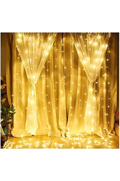 erorex Window Curtain String Light 300 Led Curtain Light Curtain Lights Led Icicle String Fairy Wedding