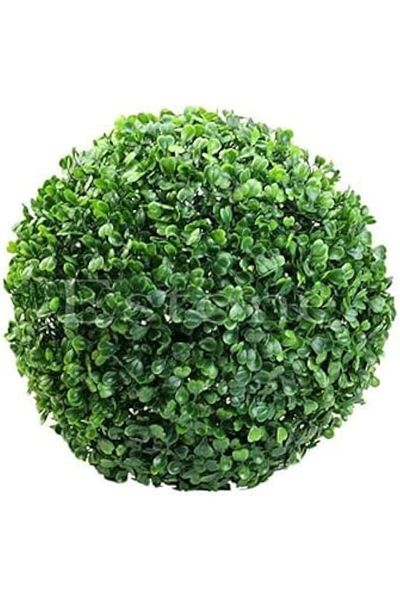 erorex Artificial Ball Faux Topiary Plant Green