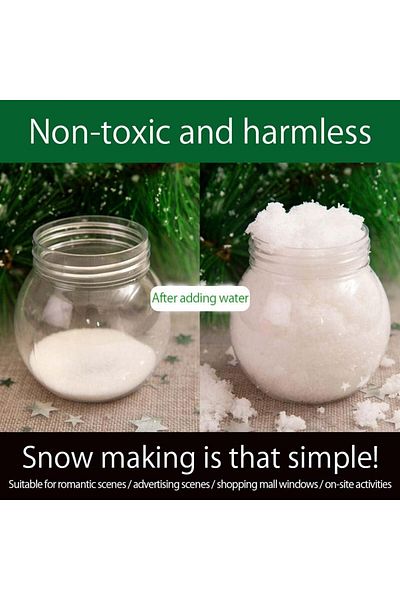 erorex Instant Snow Fake Snow Powder Fluffy Instant Snow Realistic Looking Fake Snow Artificial Snow