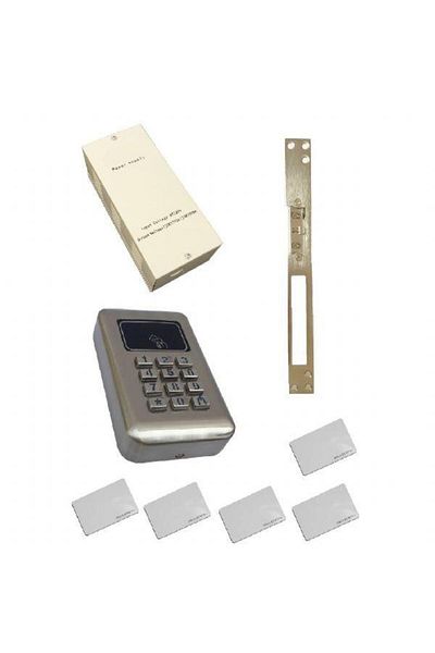Marelli Inox Electronic Password and Card Access Lock System Set for Entrance Doors / Indoor Interior