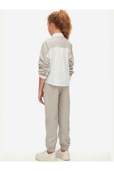 Zekids Girl's Waist Elastic Leg Trousers
