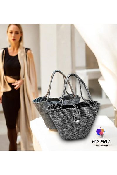 Store Straw Handmade Bag, Handbag, Beach Bag Suitable for Daily Use with Different Color Variations