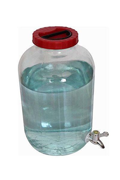 GENPAZAR Cam Sebil, Damacana, Şerbetlik, Yağdanlık, 8 litre