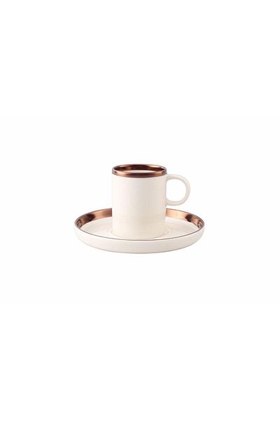 Porland Chopin Copper Tea Cup Set 4 Pieces