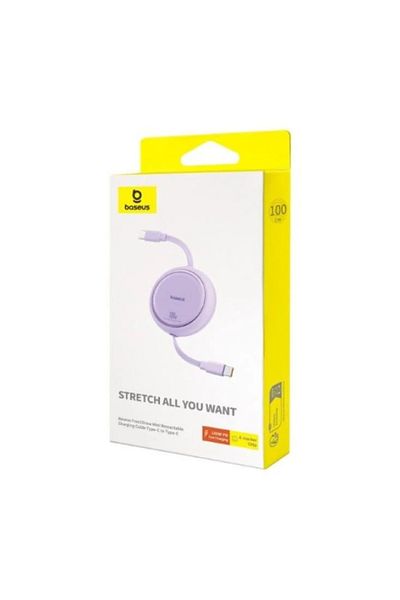 Baseus Free2 Draw Mini - Roller Type-C to Type-C 100W Cable 1m