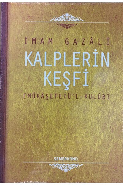 Semerkand Yayınları Kalplerin Keşfi, Imam Gazali, 17x24 Cm. Ciltli, Semerkand