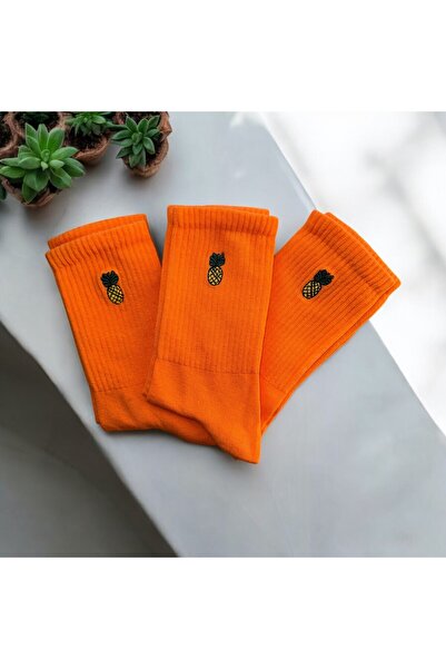 MODA Colorful Design Fruit Embroidery Socket Unisex Socks