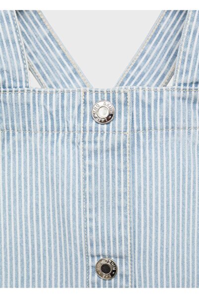 MANGO Baby Çizgili denim jile