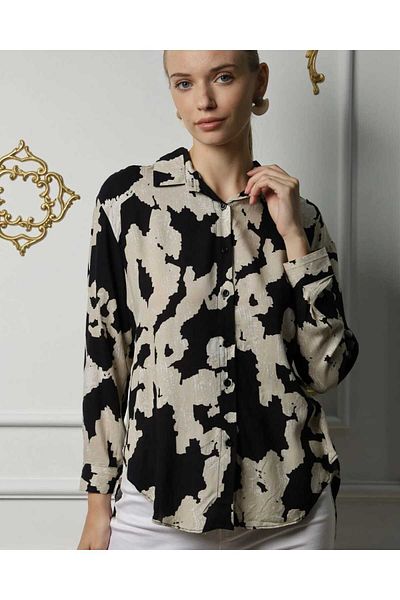 minikiss Viscon Fabric Printed Sports Shirt