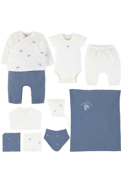İDİL BABY Idil Baby Baby Boy Hospital Release Set of 10
