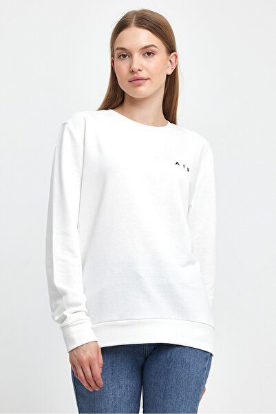 Superlife Жіночий велосипедний комір Зручний крій 3 нитки Товстий AR Вишитий світшот SPR24SWK33