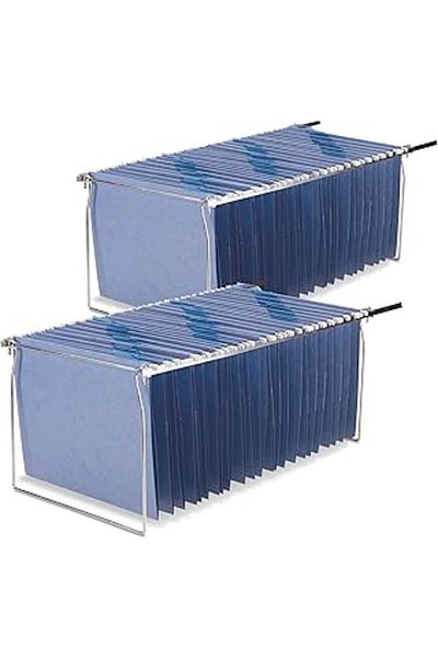 Mu Art Ahşap Officemate Hanging File Frame, Letter Size, Adjustable 30.5 cm to 45.5 Cm, 2 Pieces (1 Piece P