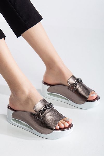 aka prestij ayakkabı comfort Air Sole Buckle Slippers
