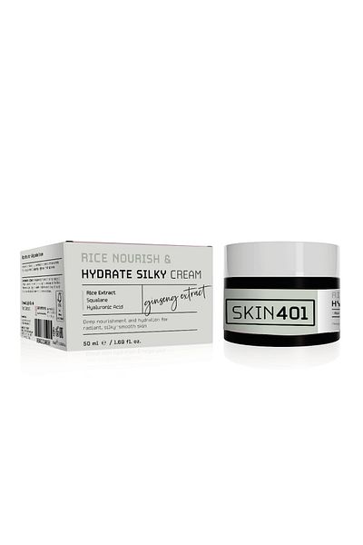 Skin401 Rice Extract Nourishing & Moisturizing Silky Cream 50ml (100% Vegan)