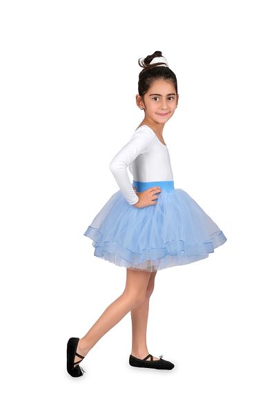 LULLY KİDS Costum Albastru Fata Fusta Tutu Tulle