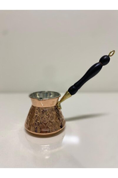 Erişim Bakırhanem إبريق قهوة سيبي هوم نحاسي سنسلي سعة 4 أكواب رقم:1