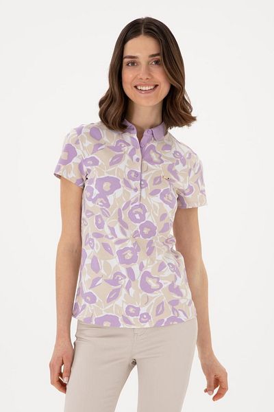 U.S. Polo Assn. Women's Lilac T-Shirt G082Gl011.000. 2102608 .Vr034