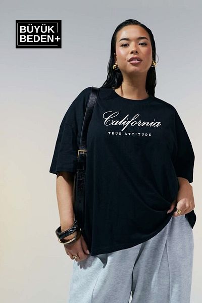 Superlife Γυναικείο μπλουζάκι Superlife με στάμπα California με λαιμόκοψη
