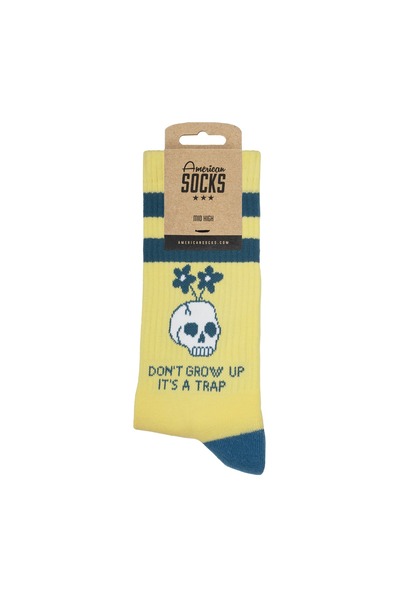 American Socks جوارب AS Don't Grow Up متوسطة الارتفاع