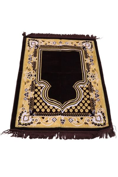 smart home Turkish Quilted Prayer Rug With Jalal In Embossed Quilted Islamic Graphic Design/Prayer Sheet