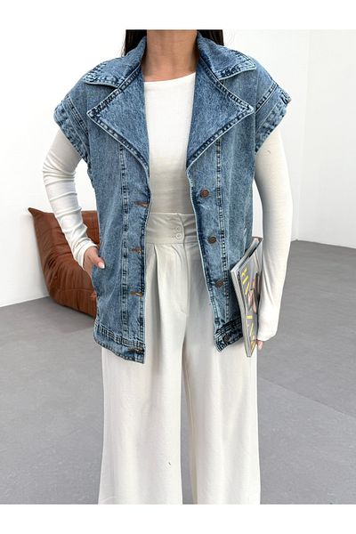 SOLİS MODA Vesta de dama din denim